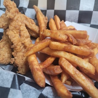 Chicken Tenders with fries